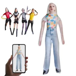 Personalisierte Foto-Puppe: Wackelige, biegbare Idol-Fanfigur ? Verwandeln Sie einen Freund in eine posierende Plüschfigur ? Scherzgeschenke