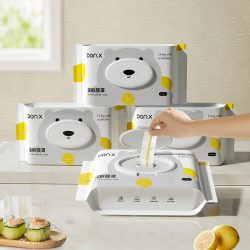 100er-Pack Einweg-Lebensmittelabdeckfolien aus Kunststoff für Zuhause, Küche, Kühlschrank-Reststücke, zum Aufhängen und Herausziehen
