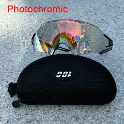 Neue UV400-Fahrradbrille für Herren, rote photochrome Sonnenbrille, Outdoor-Fahrradbrille, Sportbrille, Fahrradbrille, MTB-Brille