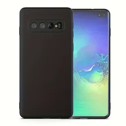 Edle Mode Einfarbig Stoßfest Schützende Flüssigkeit Silikon Telefon Fall Für Samsung Galaxy S10 Plus 4G/S10 4G/S10e 4G