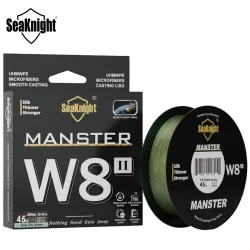 SeaKnight NEW MONSTER/MANSTER W8 II 150 M 300 M 500 M 8 Stränge Casting Braid Angelschnur 15LB-100LB Glatte Multifilament-PE-Schnur