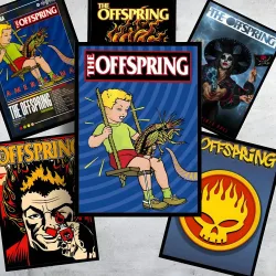 Rockband The O-Offspring Poster, dekorative Wandkunst-Aufkleber, Wandbild, Fotodruck für Zuhause, Wohnzimmer, Flur, Dekoration