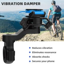 Universelle Smartphone-Halterung mit Vibrationsdämpfer für Motorrad Fahrrad Lenker Trotto Quad Roller Kompatibel