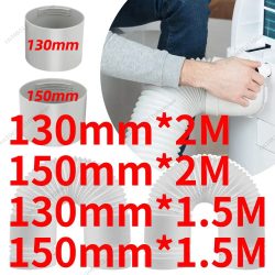 130/150mm Teleskop Klimaanlage Abluftschlauch Rohr Universal Klimaanlage Rohr Kanal Verlängerung Rohr Anschluss Teile