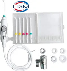 Dental-SPA-Wasserhahn Munddusche Zahnreiniger Zahnseide-Ersatz Wasserflosser für die Zahnreinigung mit Schalter und Jetfunktion für die ganze Familie