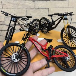 1:8 Mini-Legierungs-Fahrradmodell Mountainbike Fingerbikes Druckguss-Simulation Sammlerstücke Geschenke Spielzeug für Jungen