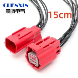 Kfz-Stecker-Pigtail 6189-7963 MWTPB-06-1A-R 6-poliger Auto-OBD-OBDII-Diagnose-Kabelbaumstecker Auto-Universalbuchse