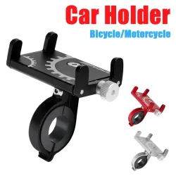 Fahrrad Universal Telefon Halter Halterung Mobile Handy GPS Metall Reiten MTB Motorrad Ständer Halterung Bike Moto Lenker Antislip Clip