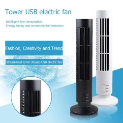 E9 Tragbarer Luftkühler Vertikaler Blattloser Ventilator USB Tisch-Klimaanlage Mini-Kühlturm Kinder-Ventilator für Zuhause und Büro