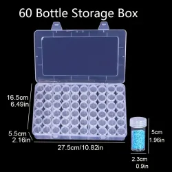 1 Stück 24/38/48/60/80 Fächer Kunststoff Aufbewahrungsbox, DIY Diamant Malerei Perlen Charms Schmuck Zubehör Organizer Box