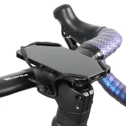 Universal Silikon Fahrrad Telefon Halter Fahrrad Motorrad Telefon Halterung Lenker Handy Klemme