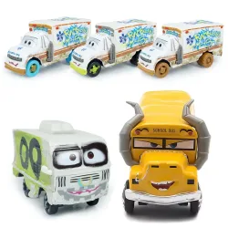 Cars 3 The Demolition Derby Events Rennwagen Dr. Damage Arvy Wohnmobil Miss Fritter Legierungs-Spielzeugauto für Kinder
