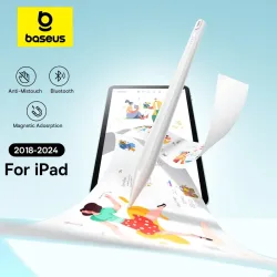 Baseus Bluetooth-Eingabestift der 3. Generation für Apple Pencil Palm Rejection, kompatibel mit iPad Pro Mini Air 2024 2022?2018 für Apple Pen