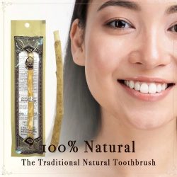 Retro natürliche Miswak Zahnbürste traditionelle Zweigzahnbürste für gesundes Zahnfleisch Zähne frischerer Atem für Zähne empfindliches Geschenk