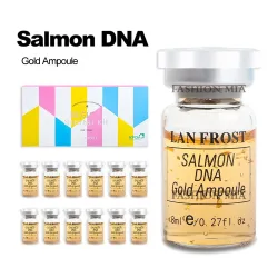 Korea 8ml Lachs-DNA Gold Ampulle Hautbooster Serum BB Creme Anfänger Starter Kit Gesichtspflege Essenz Foundation