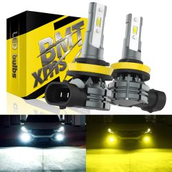 BMTxms 2 Stücke 60 W 12000LM Canbus H8 H11 9005 9006 Auto LED-Licht Nebelscheinwerfer H9 HB3 HB4 9145 H10 LED-Nebelscheinwerfer 6500 K 3000 K 12 V Diode