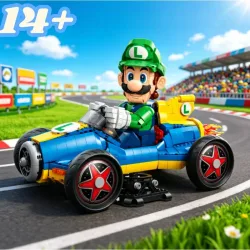 Super Racing Kart Car Kreative Bausteine 2234 Teile Auf Lager Kompatibles Lernspielzeug DIY Montagemodell Einzigartige Geburtstagsgeschenke