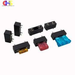 5 stücke Mini Kleine Mittlere Auto Sicherungshalter 4Pin Einfügung Typ PCB Panel Mount Versicherung Sicherheit Buchse 2A 5A 10A 15A 20A 25A 30A 40A