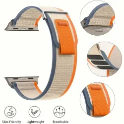 Nylon Trail Loop Correa für Apple Watch Ultra 2-3 49 mm 45 mm 44 mm 42 mm 46 mm 41 mm Armband iWatch Serie 11 10 9 8 7 6 5 SE Armband
