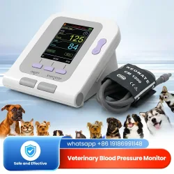 CONTEC 08A-VET Blutdruck Monitor Tragbare Veterinär Digitale Tier Elektronische Sphygmomanomete PR Puls Tester 6-11cm Manschette