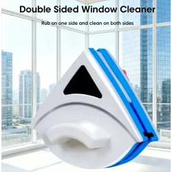 Doppelseitiger magnetischer Glasreiniger für Hochhausfenster mit automatischem Abfluss-System für die Reinigung von mehreren Oberflächen in Haus und Büro.