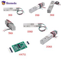 YZC-133 Tragbarer Wägesensor 1 kg 2 kg 3 kg 5 kg 10 kg 20 kg Gewichtssensor Wägezelle HX711 AD-Modul für Arduino Elektronische Waage