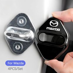 4 Stück Autotürschloss-Schutzabdeckungen aus Zinklegierung für Mazda 3 6 2 5 CX5 CX3 Atenza MX5 CX7 Axela CX30 CX90 CX60 CX50