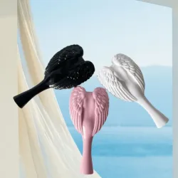 Professionelle Mini-Entwirrbürste, antistatische Haarbürste, Luftkissenbürste für Friseursalon-Haarstyling-Tools