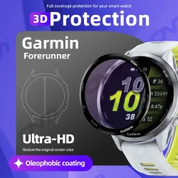 Displayschutzfolie für Garmin Forerunner 970 570 965 265 265S 42 mm 47 mm, vollständig abdeckende, kratzfeste Schutzfolie (KEIN Glas)