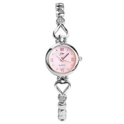 Damenuhr, kompakt und exquisit, Rose Love Armbanduhr für Mädchen und Studentinnen, modische Quarzuhr mit hoher Schönheit