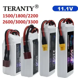 11,1 V LiPo Batterie 3S 1500mah 1800mAh 2200mah 2600mAh 3000mAh 3300mAh Deans T stecker XT60 Für RC Auto FPV Racing Drone