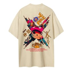 One Piece Herren- und Damen-T-Shirt Tony Tony Chopper Anime Cartoon T-Shirt Sommer Frühling Jungen kurze Ärmel Eltern-Kind-Outfits