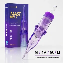 Mast Pro2 Tattoo-Patronennadeln, Kunst-Make-up-Nadel, RL/RS/RM/M, 20 Stück, Einweg für Permanent Make-up oder Body Art Tattoo Supplie
