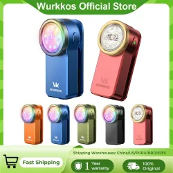 Wurkkos HD03 680LM Mini Clip-Licht USB Wiederaufladbare Taschenlampe Spotlight/Floodlight Tragbare RGB-Taschenlampe mit Magnet