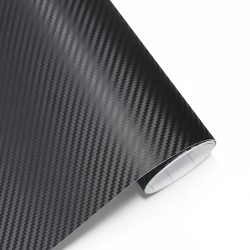 3D Carbon Fiber Schwarz Vinyl Wrap Auto Motorrad Klebstoff Vinyl Körper Wrapping Film PVC Styling Auto Aufkleber Auto Zubehör