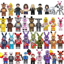 Miniatur-Freddy-Bär, Fuchs, Spintraft, Chica Figur, Five Nights at Freddy's Actionfigur-Teile, Desktop-Ornament-Zubehör