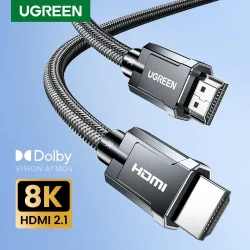 Ugreen 8k hdmi-kompatibles kabel für xiaomi tv box ps5 ultra hoch geschwindigkeit zertifiziertes 8k @ 60hz kabel 48gbps earc dolby vision