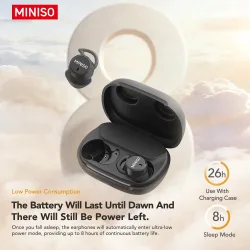 MINISO MS217 TWS Mini-Schlaf-Ohrhörer Bluetooth 6.0 KI-Übersetzer 134 Sprachen ENC Geräuschunterdrückung Ultraleichte In-Ear-Kopfhörer