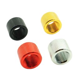 1/2x20 Rechtsgewinde Port Schutz Mutter Verlängerungsgerät 1-2x20 CW Gewindeverschluss Aluminium Schwarz Rot Gold Und Silber
