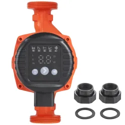 SucceBuy Warmwasser-Umwälzpumpe, 50/60/67 l/min, hocheffiziente automatische Pumpe, 1-1/2 Zoll NPT-Gewinde für Warmwasserbereitersystem