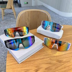 Wandern 2 stücke Radfahren Anti Licht Gläser Männer Frauen UV400 Sanddicht Augenschutz Shades Outdoor Sport Goggle Anti Strahlung Objektiv