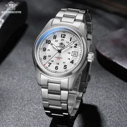 ADDIESDIVE Luxuriöse Herren-Automatikuhr 8215 Mechanische Uhren Saphirglas 200m Wasserdicht Analoge Leuchtende Uhren AD2525