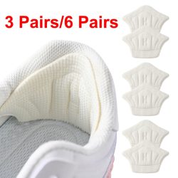 3pairs/6pairs Einlegesohlen Patch Ferse Pads für Sport Schuhe Zurück Aufkleber Einstellbare Größe Anti-verschleiß Füße Pad Kissen einfügen Einlegesohle