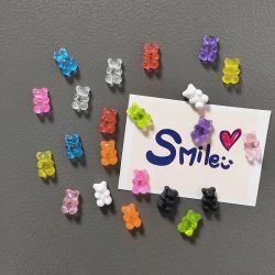 10 Stück Mix Farben Bär Kühlschrankmagnet Foto Nachrichtentafel Aufkleber Home Office Kühlschrank Dekoration Ornamente