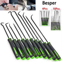10/4 Stück Präzisions-Pick- und Haken-Set, Auto-Auto-Öldichtung/O-Ring-Dichtung, Dichtung, Pick, Mini-Präzisionshaken, professioneller Abzieher-Entferner