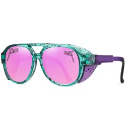 Punk Sonnenbrille Steampunk Sonnenbrillen PITS OCTAL VIPERS TRABEC Sport Wandern Radfahren Retro Vintage Eyewear Baseball-Brille