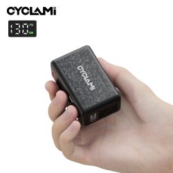 130 PSI CYCLAMI AM6 Automatische Luftpumpe Tragbarer elektrischer Taschenfüller Reifendruckanzeige Reifenfüller MTB Rennrad FV AV