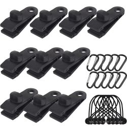 5 oder40 Stück Zelt-Clip, Baldachin-Markisen-Clip, Plane-Seil-Clip, hochfeste Spannungsbefestigung, geeignet für Outdoor-Camping