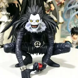 16cm Anime Death Note Light Yagami Noodle Stopper Preisfigur mit Apfel PVC-Modell Sammlerfigur für Sammler