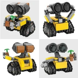Klassischer Film-Mini-Roboter MOC Bausteine Modell DIY Bausätze Kreative Spielzeuge für Kinder und Erwachsene Geschenke